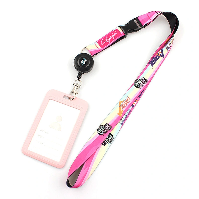 New yoyo badge reel printed lanyard no minimum order