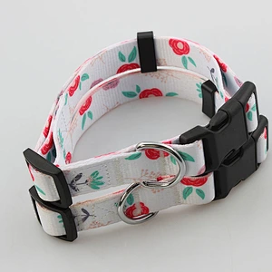 custom fabric pet product dog collar wholesale