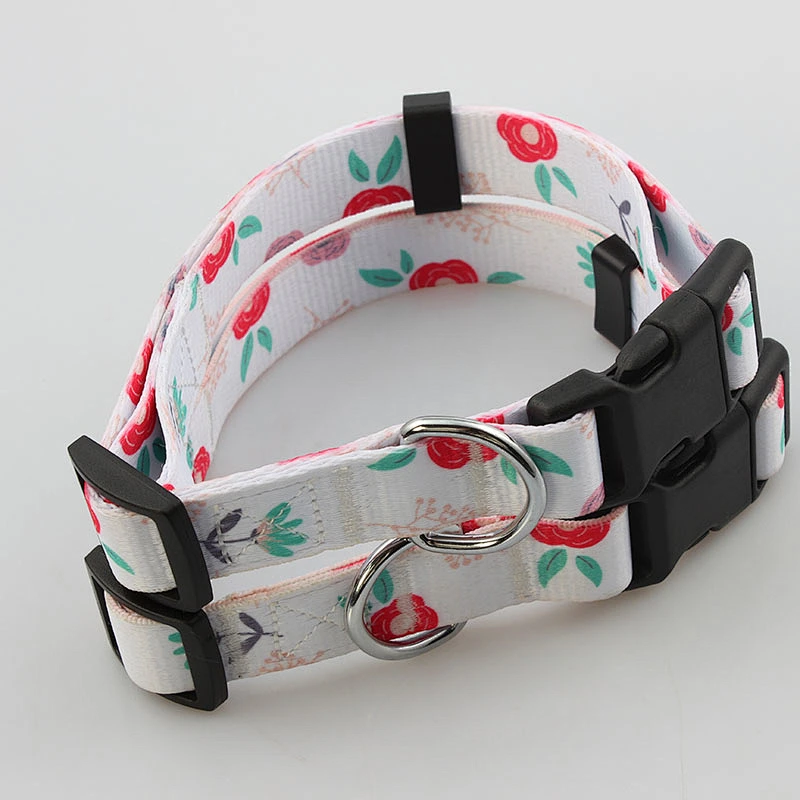 custom fabric pet product dog collar wholesale
