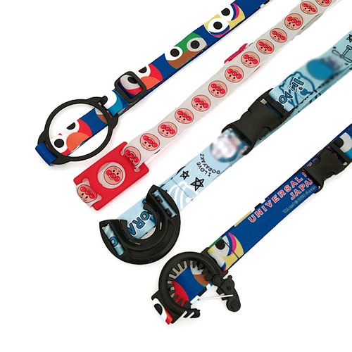 Wholesale custom sublimation printed water bottle holder lanyard neck free sample
