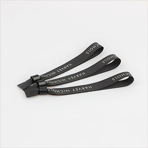 Factory supply one-time used plastic lock wristband for events