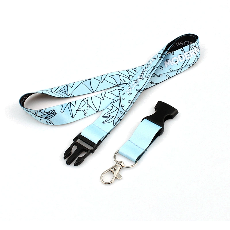 Custom printed various styles name brand lanyard