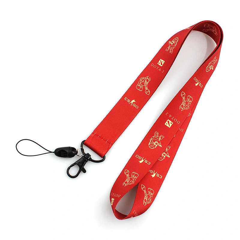 Hot sale polyester cheap sublimation printing lanyard