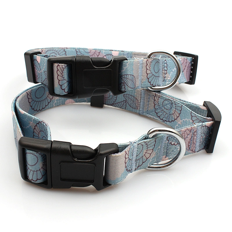 Wholesale Sublimation Customized Logo Printed Dog Collars