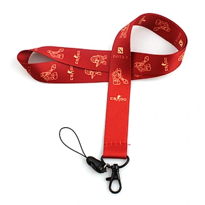 Heat transfer printing cheap lanyard with bulk fittings
