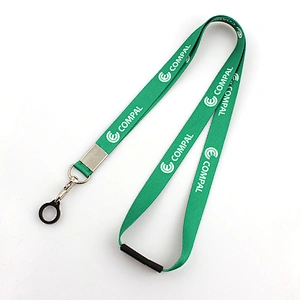 High quality polyester custom sublimation pen holder neck lanyard with logo for event