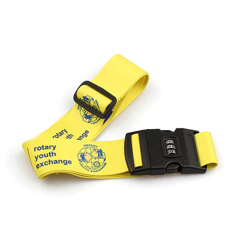 Bag hanger type and polyester luggage belt digital lock for travel