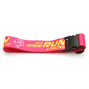 Customized fashion QR code top quality luggage bag belt