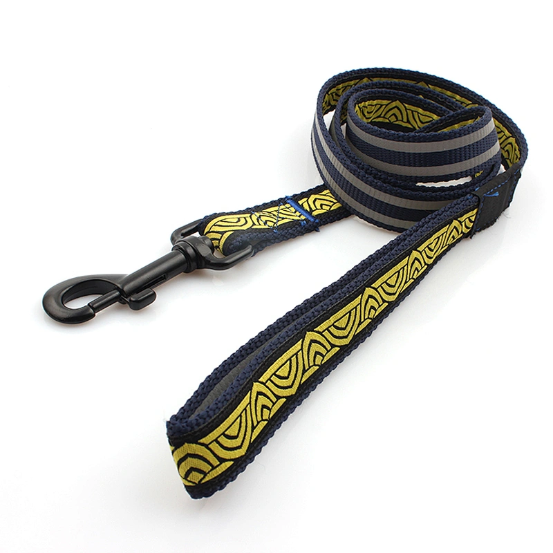 Custom pet training red webbing dog lead leash swivel hook