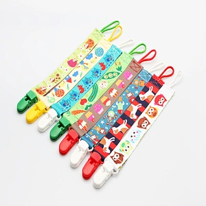 2019 baby chain ribbon dummy holder soother pacifier clips