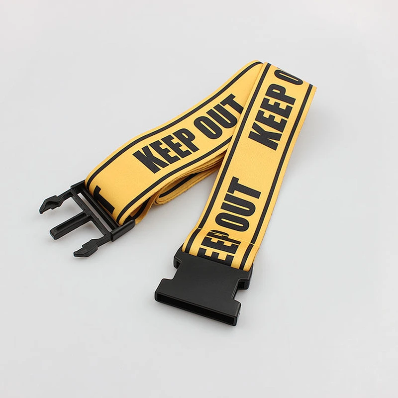 Bright color free design adjustable suitcase luggage straps travel buckle belt