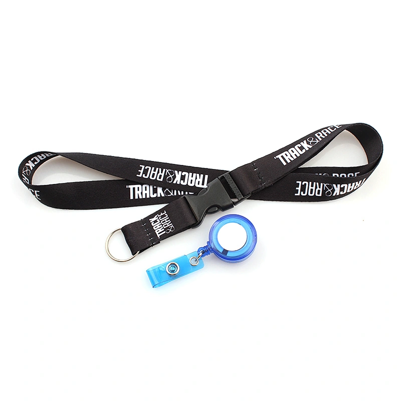 Hot Sale Products Printing Neck Lanyard Printed Your Own Logo Neck Lanyard With Retrastable Badge Holder