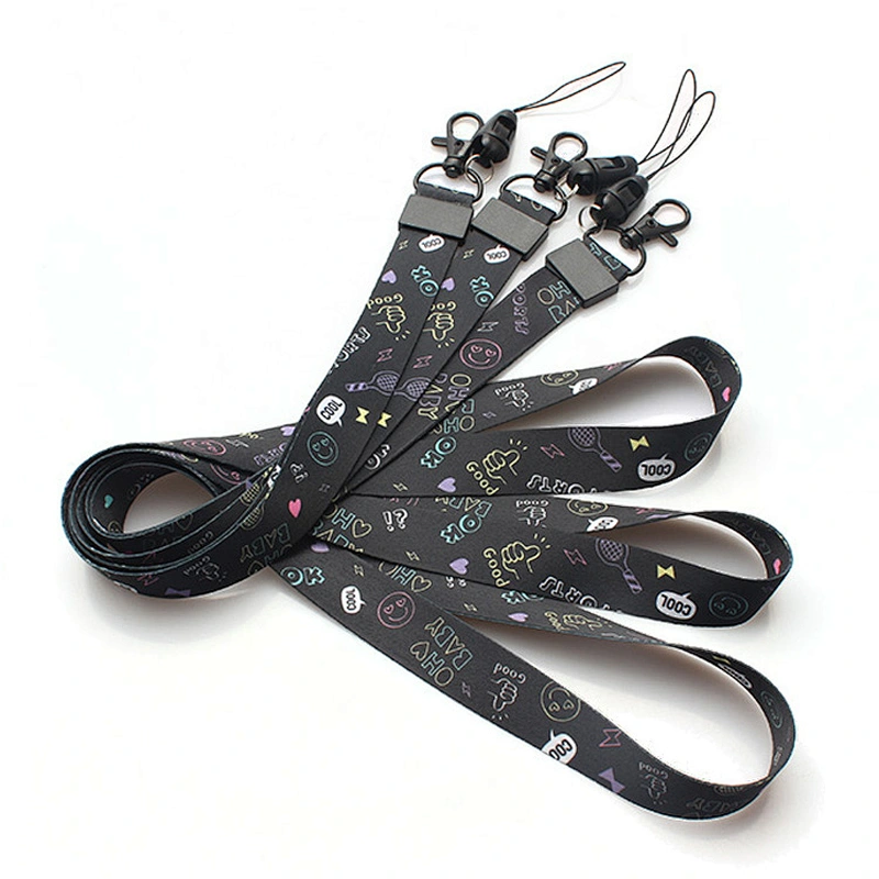 Factory high quality custom polyester medal lanyard