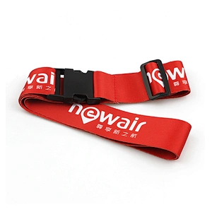 High quality adjustable custom luggage strap suitcase polyester belt
