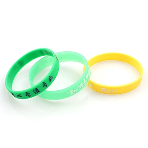 China supplier cheap custom fabric soccer silicone wristband
