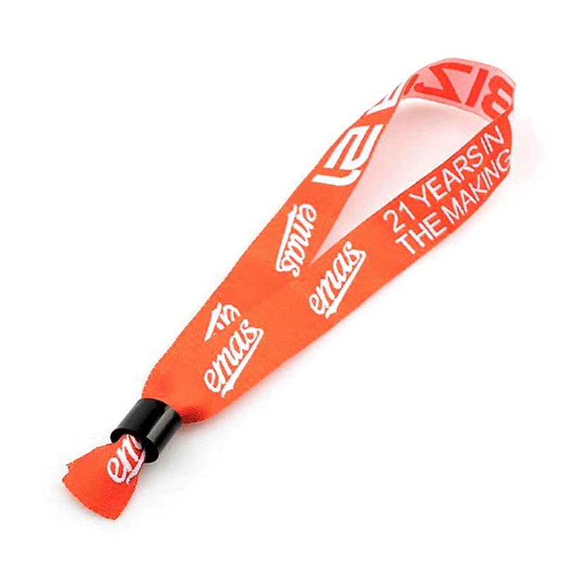 2019 Hot Sale Custom Promotional Cotton Shine Wedding Wristband