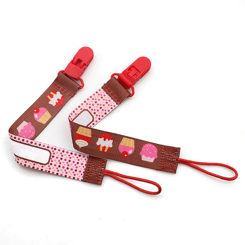 Custom Baby Care Dummy Plastic Chain Pacifier Holder Clip