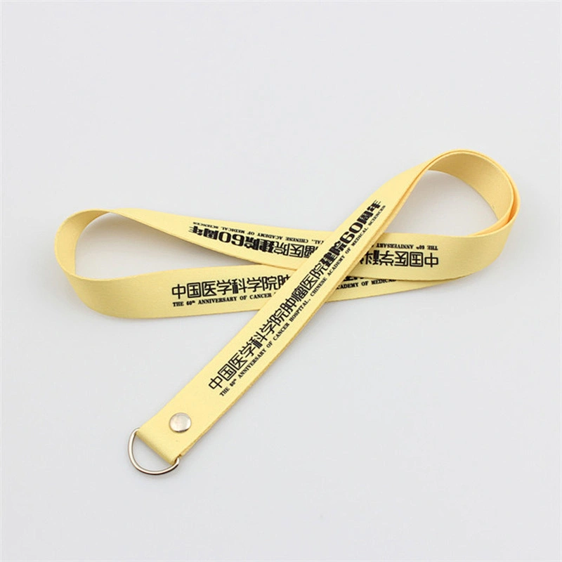 Factory bulk sale Polyester cheap lanyard without printing