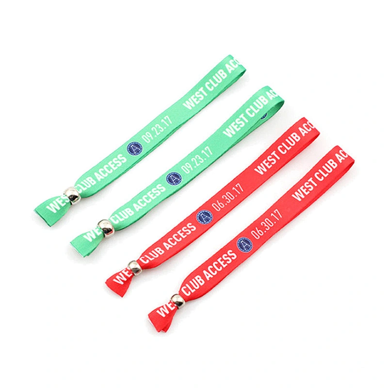 Custom polyester souvenir wristband for activity party