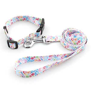 Best polyester collar and leash for pet and dogs puppies