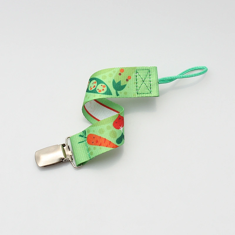 Factory custom baby soother clip pacifier clip chain