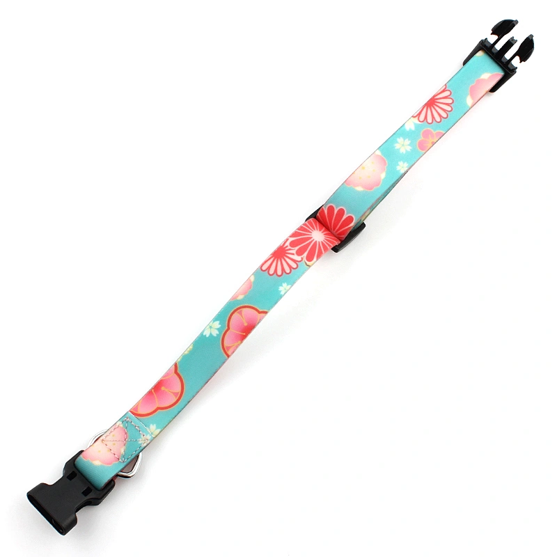Custom PVC Waterproof Dog Collar With Quick-Release Buckle