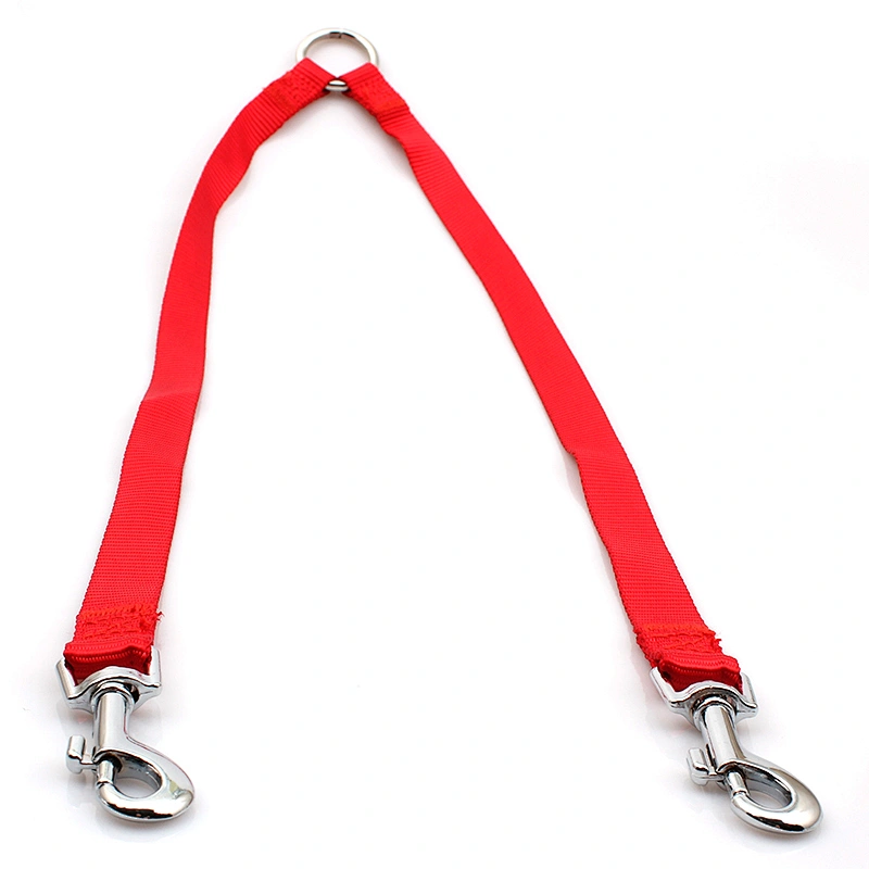 Personalized design fashion polyester dual dog leash