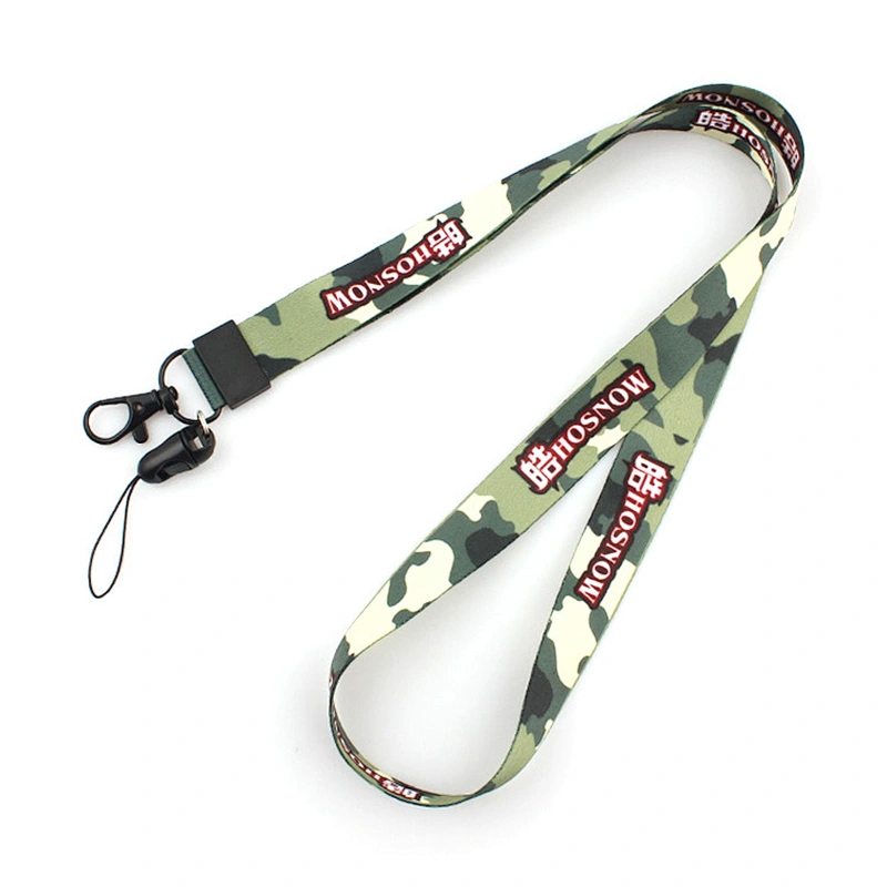 High End Eco Friendly Recycle Military Custom Camo Army Lanyard Manufacturer