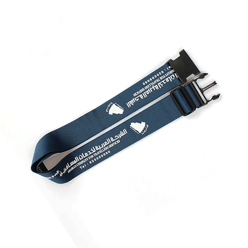 Factory direct sale cheap silk screen printing luggage belt with high quality