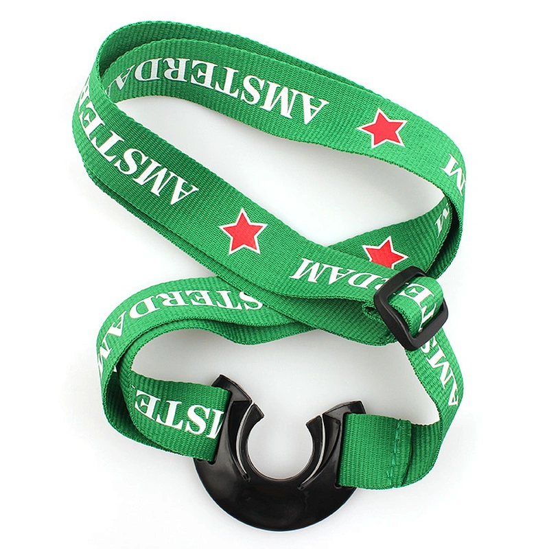 Hot-selling water bottle neck strap custom logo wine lanyard