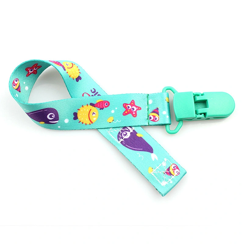 Wholesale Custom Logo Baby Pacifier Clip With Double-sided Paste
