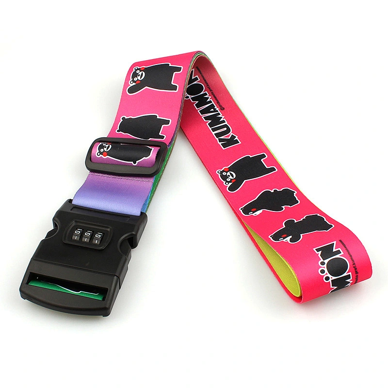 Adjustable Luggage Suitcase buckle Polyester Belt Cross Packing Straps