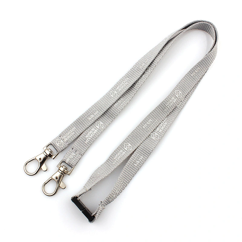 High end silk screen printing recycle material lanyard for id card