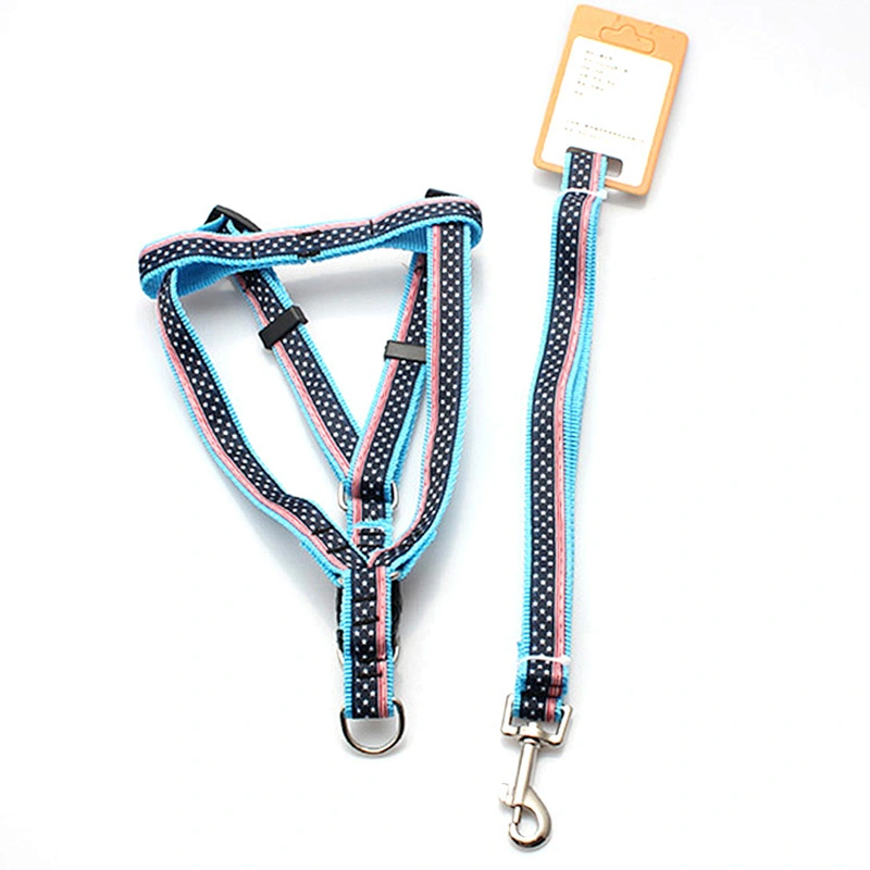 High quality eco-friendly double layers handle dog leash harness