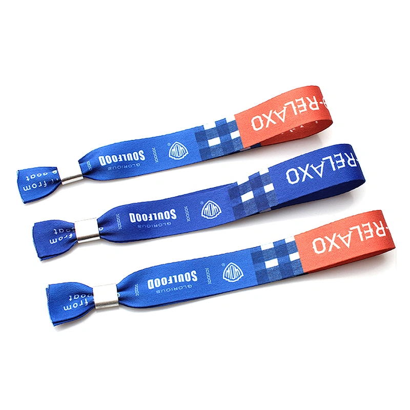 Customized Sample Free Polyester Sublimation Print Wristband For Sale