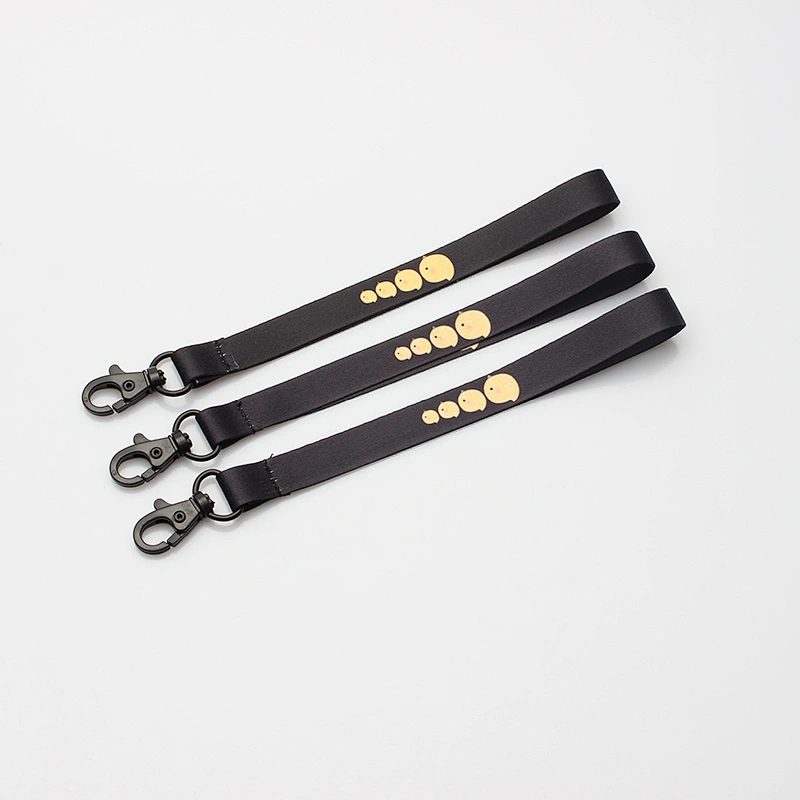 Hot sale colorful custom logo wrist lanyard