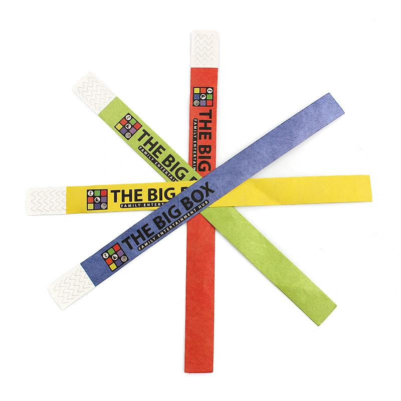 Cheap Custom Paper Tyvek Wristbands Id Bracelet For Events
