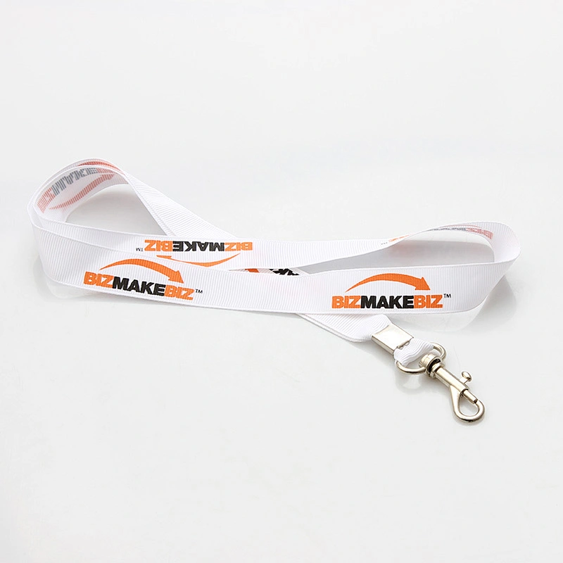 Personalized logo cheap neck printed custom polyester lanyards