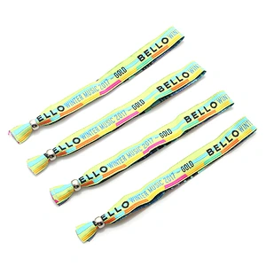 Hot Selling Woven Wristband As Giveaway Gift Items