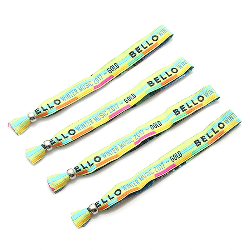 Hot Selling Woven Wristband As Giveaway Gift Items