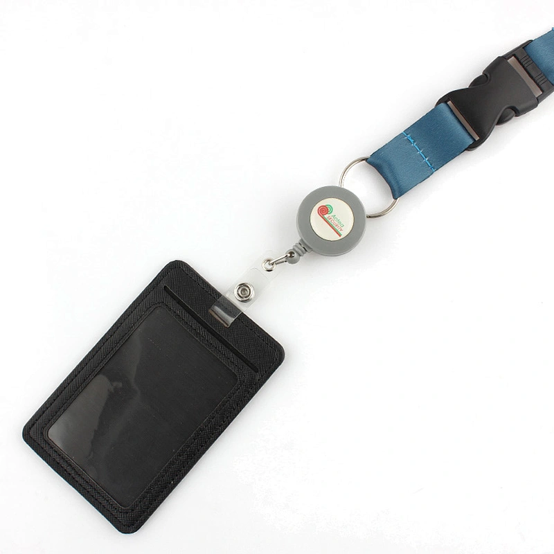 Sublimation retractable lanyard with pull reel for promotion