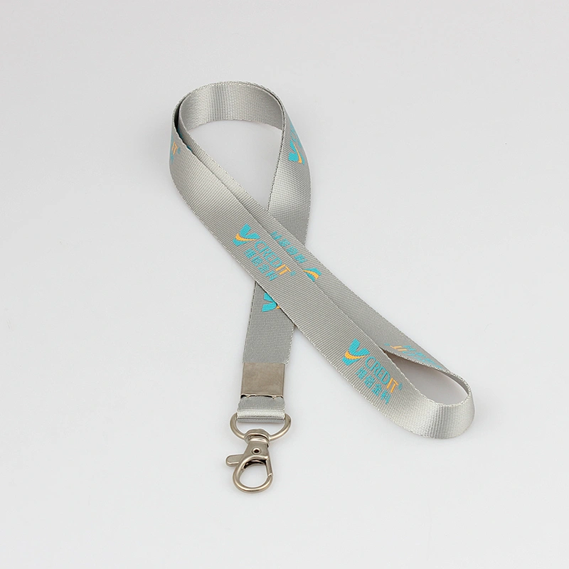 Hot Sale Printed Your Own Logo Silk Screen Printing Polyester Neck Lanyard With Sample Free