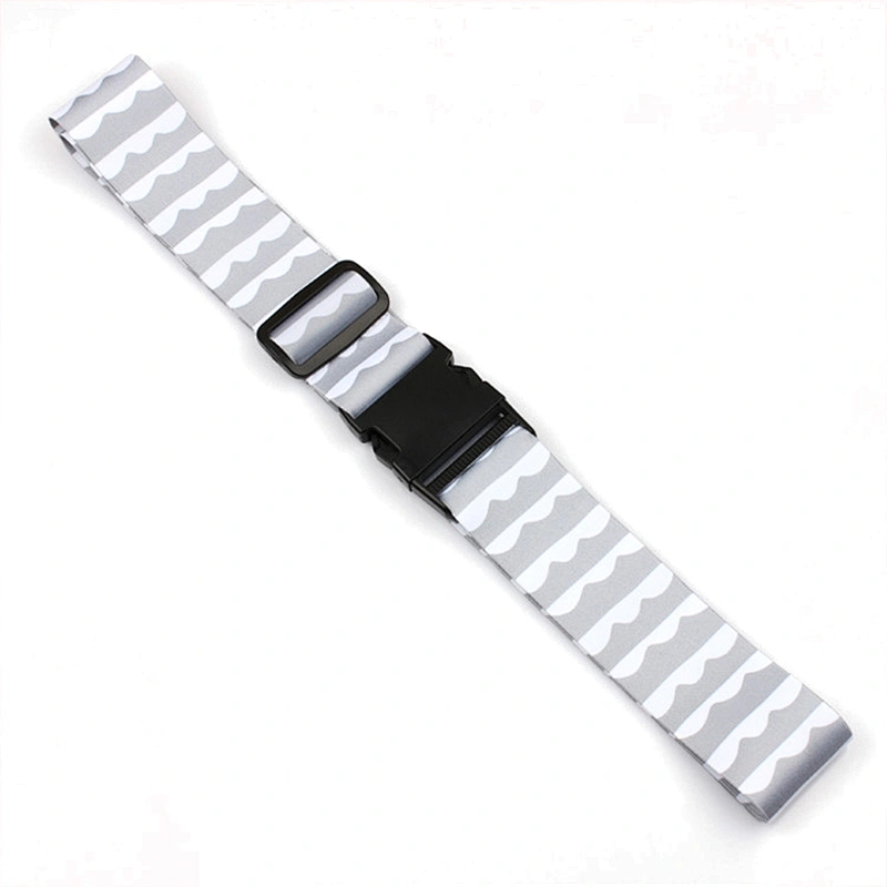 Eco-friendly printing personalized luggage tag break line strap