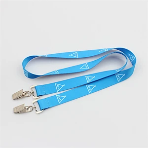 High quality neck custom polyester woven lanyards