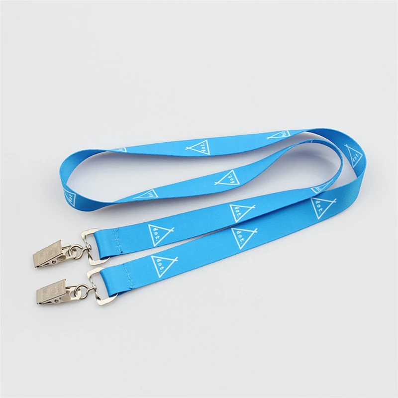 High quality neck custom polyester woven lanyards