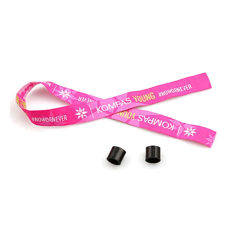 Customized logo color fabric woven wirtbands for festival