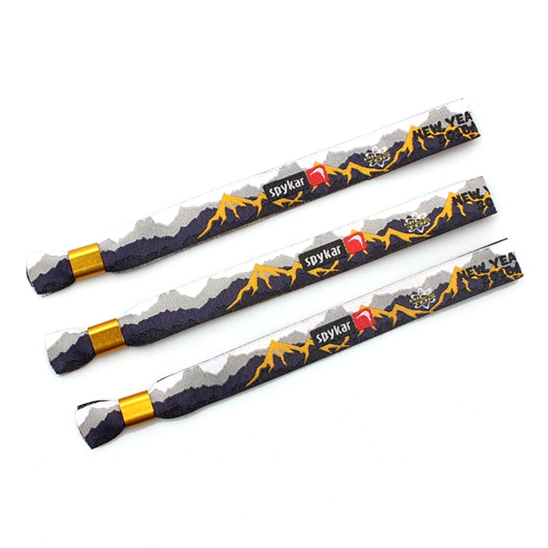 New arrival textile wristband bracelet for event factory directly sale