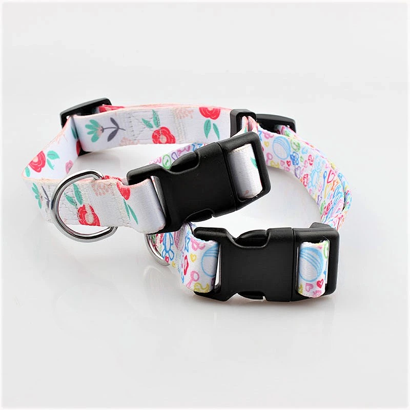 Professional Custom Print Polyester Dog Collar With Sample Free
