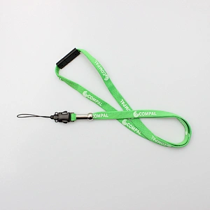 China cheap polyester lanyard with plastic safety buckle