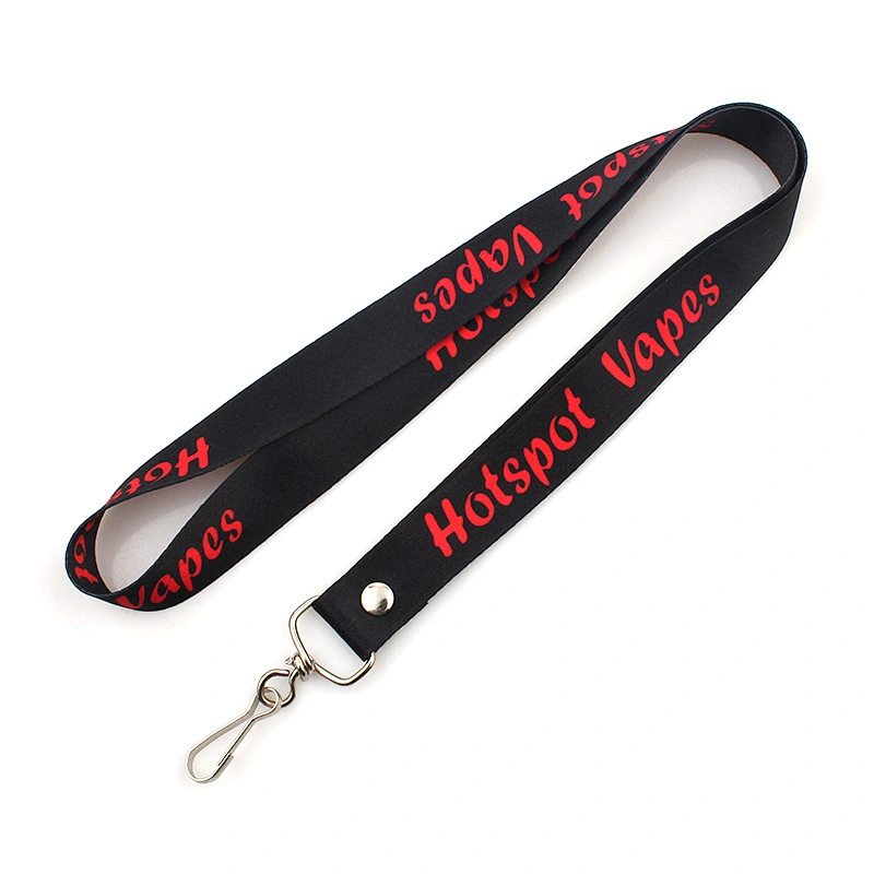 Recycled PET printed lanyards with logo custom